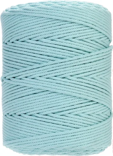 Vista 82 de Cuerda de macramé de 2 mm x 349 metros de cuerda de algodón natural para macramé, cuerda de macramé de color, cuerda de algodón suave, suministros
