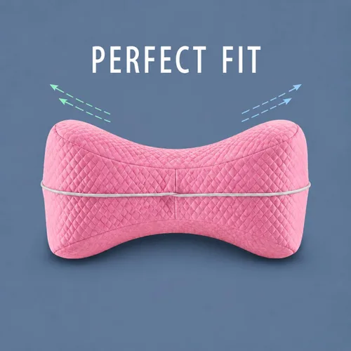 Vista 2 de 2 fundas de almohada de repuesto para patas Contour Legacy, lavable con cremallera, ligera y suave, solo funda (rosa melocotón)