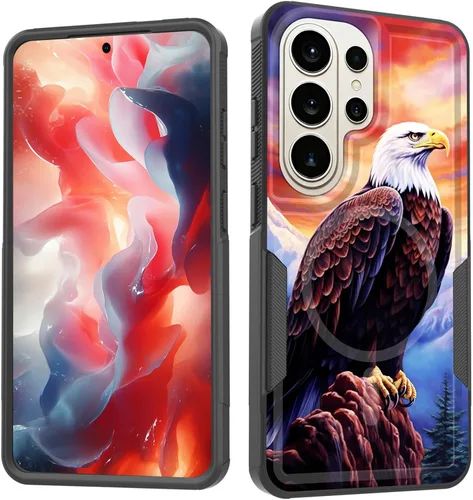 Vista 284 de Funda magnética para Galaxy A16 5G, [compatible con MagSafe] [protección contra caídas de grado militar] Funda resistente a prueba de golpes