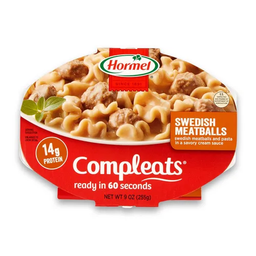 Vista 13 de HORMEL COMPLEATS Pastel de carne y salsa con puré de papas bandeja para microondas, 9 onzas (paquete de 6)