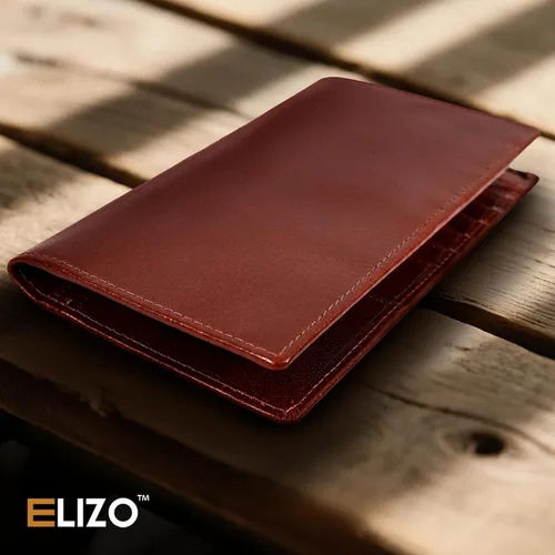 Vista 5 de ELIZO Carteras largas para hombre, Bourbon, Cartera larga
