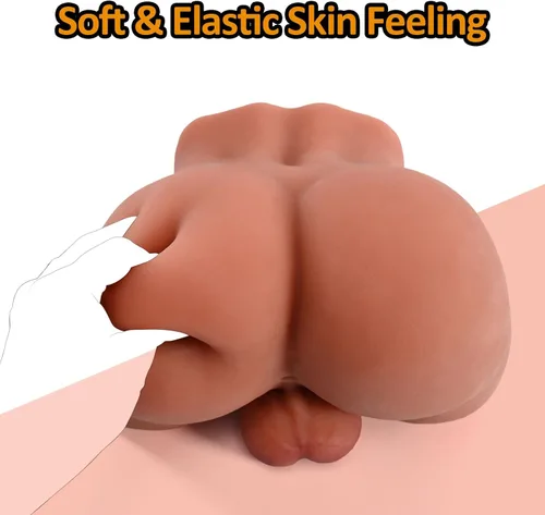 Vista 6 de Muñeca sexual realista de 13.2 libras para masturbación masculina, masturbador masculino realista con testículos ano, juguete sexual para adultos
