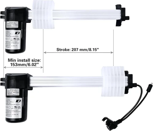 Vista 4 de Actuador lineal Kaidi Modelo KDPT005-112-A Power Reclinable Elevador Sillas Elevadoras Reemplazo del Motor