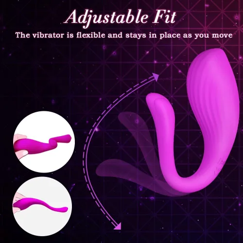 Vista 7 de Bragas vibratorias con aplicación y control remoto, vibrador portátil, Healexcer Smartphones Dual Motors Juguetes sexuales para adultos