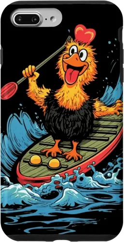 Vista 12 de Funda para iPhone X/XS Kayak de pollo Kayak Kayak Piragüismo Remo