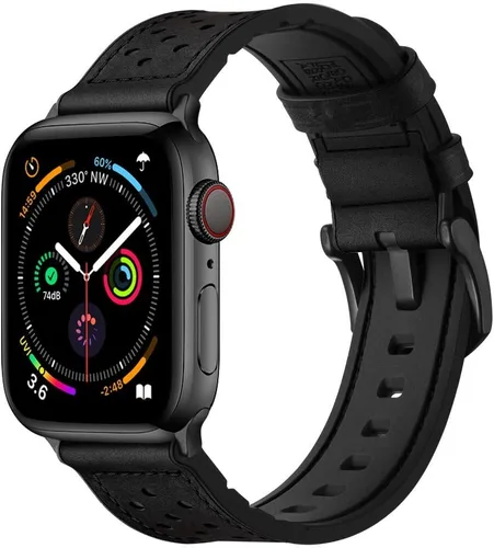 Vista 8 de Compatible con Apple Watch Band de 1.929 in 1.811 in 1.772 in 1.732 in 1.654 in, correas híbridas de silicona Mifa para hombres y mujeres, correa