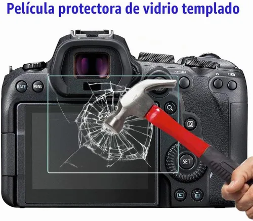 Vista 5 de Protector de pantalla para cámara réflex digital Canon EOS M50 M100 Mark ii (para accesorios) con cubierta de zapata caliente, película de vidrio