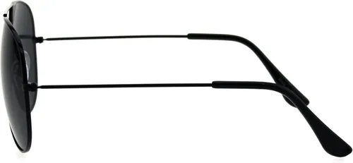 Vista 3 de Gafas de sol clásicas para hombre con borde de metal.