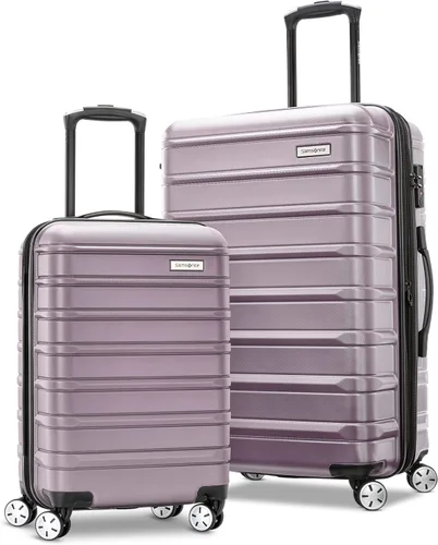 Vista 15 de Samsonite Omni 2 Hardside, Plateado (Arctic Silver), Juego de 2 piezas (equipaje de mano/grande), Omni 2 Equipaje rígido expandible con ruedas