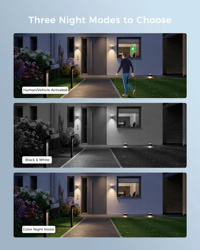 Vista 6 de Hiseeu Sistema de cámara PoE Secuirty de 6 MP, con 2 cámaras de seguridad con cable PoE de 5MP para exteriores e interiores, audio de 2 vías, visión
