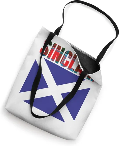 Vista 2 de Clan Sinclair Tartan Scottish Family Name Scotland Pride Tote Bag