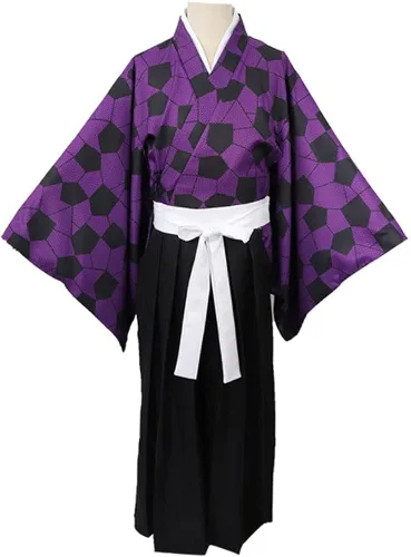 Vista 2 de Kokushibou disfraz de cosplay kimono traje de Halloween