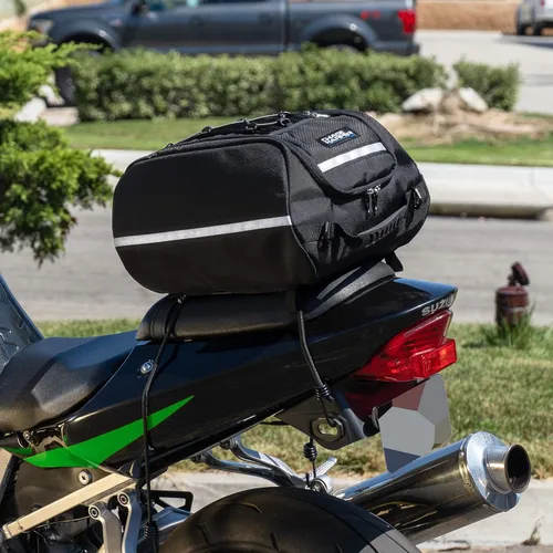 Vista 6 de Chase Harper USA 4000 Aeropac Tail Trunk - Resistente al agua, resistente al desgarro, nailon balístico de grado industrial con sistema de montaje