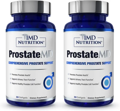 Vista 7 de 1MD Nutrition ProstateMD - Suplemento de apoyo para la próstata Saw Palmetto - Soporte para el tracto urinario y los impulsos frecuentes del baño