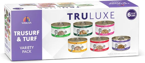 Vista 14 de Comida enlatada sabor cordero y pato TruLuxe Glam 'n Punk marca Weruva (24 unidades de 3 onzas cada una)