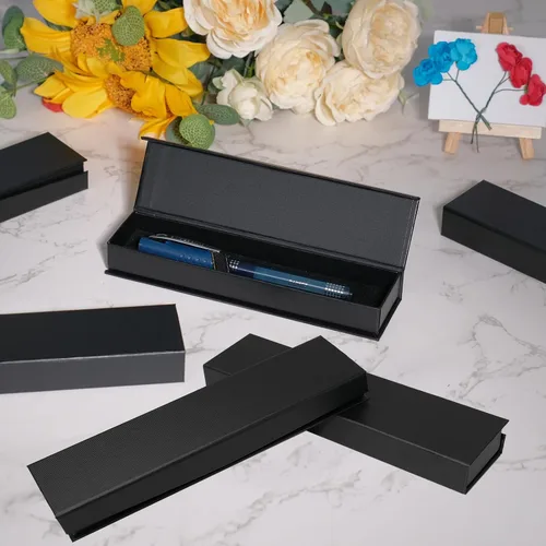 Vista 7 de Olutacot 21 Piezas Cajas de Regalo para Bolígrafos Vacías Caja de Regalo para Bolígrafo Negro con Cojín Caja de Exhibición para Bolígrafos y Joyas
