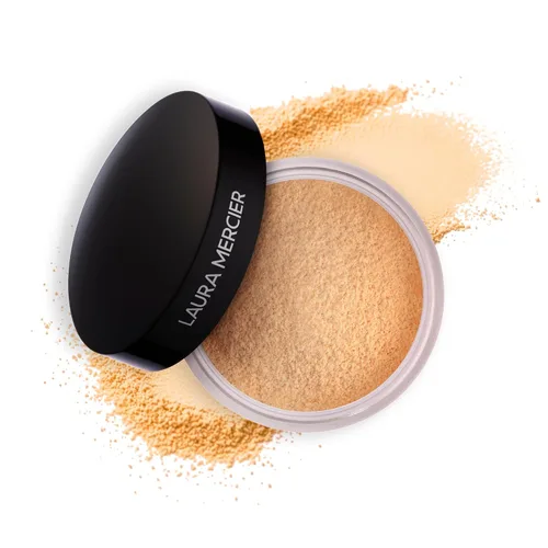 Vista 12 de Laura Mercier Polvo de ajuste suelto translúcido, control de brillo las 24 horas, acabado mate suave, impregnado con vitaminas C+ E, uso duradero