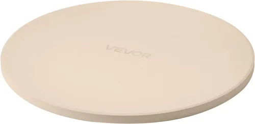 Vista 9 de VEVOR Piedra para Pizza, Piedra Redonda para Pizza de 15 pulgadas, Piedra para Hornear de Cordierita Grande de 0.67 pulgadas con Pala de Metal