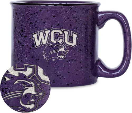 Vista 51 de Rico Industries NCAA Speckle 12oz Laser Engraved Campfire Mug