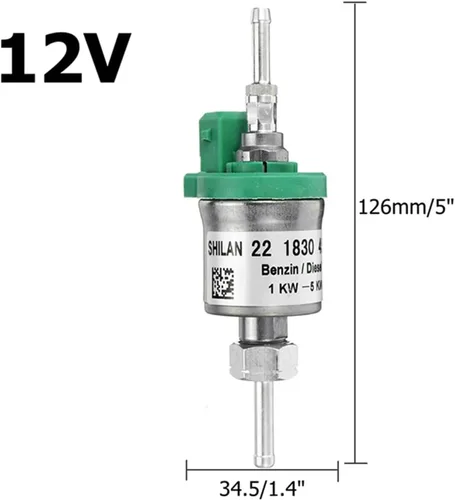 Vista 4 de Low Pressure Universal Diesel Petrol Electric Fuel Pump 12V 24V For Car Air Heaters Oil Fuel Pump Diesel Pump(12V)