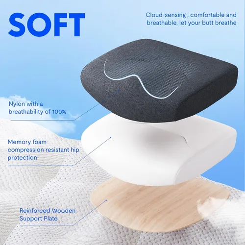 Vista 13 de FLEXISPOT Silla de oficina de masaje, silla de escritorio ergonómica con respaldo alto con reposacabezas ajustable, reposabrazos 3D, masajeador