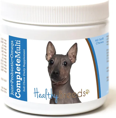 Vista 20 de Healthy Breeds Affenpinscher todo en uno multivitamínico suave masticable 60