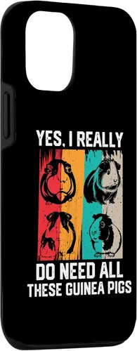 Vista 3 de iPhone 15 Yes I Really Do Need All These Guinea Pigs, funny guinea pig Case