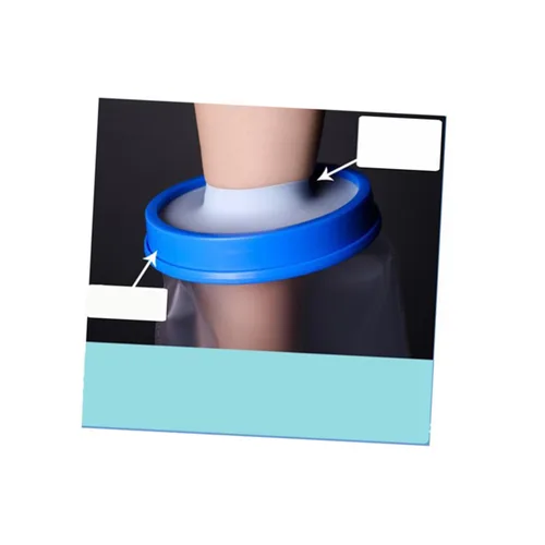 Vista 2 de Protector de fundición impermeable impermeable vendaje de pierna cubierta de vendaje para extremidades de ducha Protector de vendaje para ducha