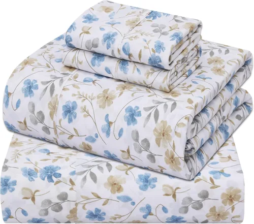 Vista 34 de ZOYER Sábanas de 100 % algodón percal tamaño individual, refrescantes y transpirables, duraderas, con una sensación nítida, suave y cómoda, bolsillo