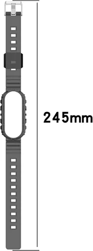 Vista 5 de Senter Correa de repuesto de silicona suave para reloj inteligente Xiaomi Mi Band 3 y Mi Band 4