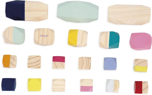 Vista 5 de Janod Sweet Cocoon - J04401 - Piedras apilables para niños mayores de 2 años