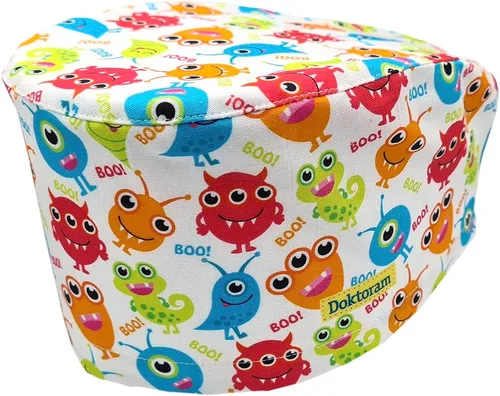 Vista 23 de Print Scrub Caps - Sombrero perfecto para enfermeras, médicos y EMTs..