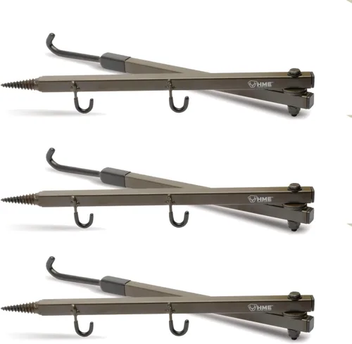 Vista 3 de HME Products - Gancho de arco plegable (paquete de 3 unidades)