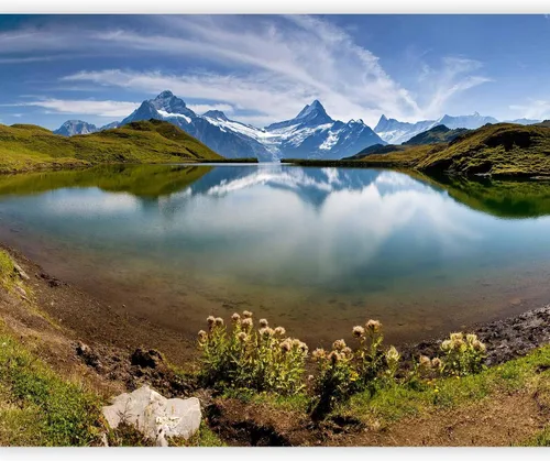 Vista 15 de artgeist Mural de pared Montañas 79 x 61 pulgadas - XXL Papel tapiz no tejido de vellón Decoración de pared Impresión fotográfica Imagen Diseño