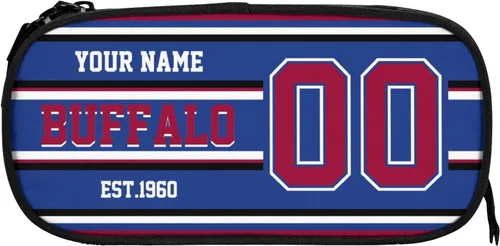 Vista 25 de Estuche de lápices personalizado Arizona con número de nombre, caja de lápices personalizada estilo fútbol, estuche de bolígrafo personalizado