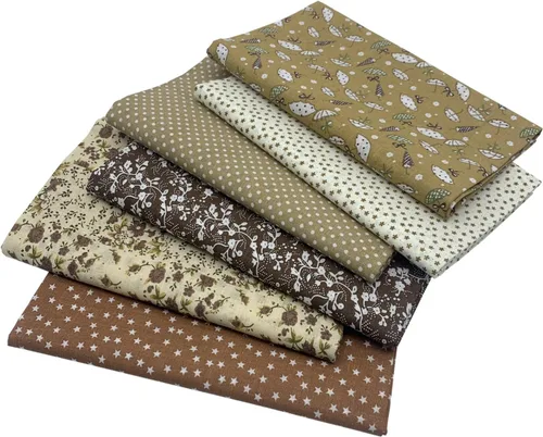 Vista 14 de aufodara 6 piezas de 19.6 x 31.4 pulgadas (19.7 in x 31.5 in) de tela de algodón precortada, rectangular, paquete de tela de algodón