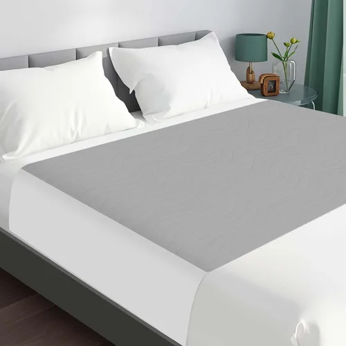 Vista 9 de Almohadillas de Cama Lavables Impermeables para Incontinencia de Adultos, Almohadillas de Humedad Reutilizables, Protector de Colchón, Almohadillas