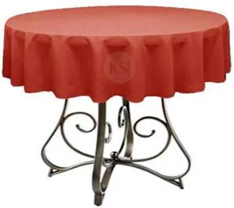 Vista 23 de Mantel redondo de poliéster de 72 pulgadas, disponible en más de 45 colores, ideal para restaurantes y superposiciones versátiles de eventos, elige