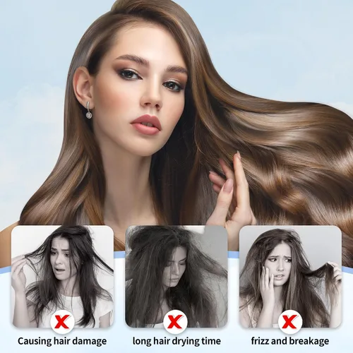 Vista 5 de Toalla para el cabello, paquete de 5 envolturas para el cabello de secado rápido, altamente absorbentes, ajustables, suaves, turbante