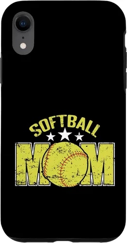 Vista 25 de Softball Mom Sports Parent Team Supporter Case for iPhone 16
