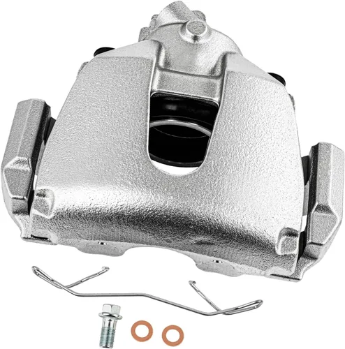 Vista 17 de cciyu 18B4918A Pinza de freno delantera derecha con soporte para Cadillac, para Chevy, para GMC