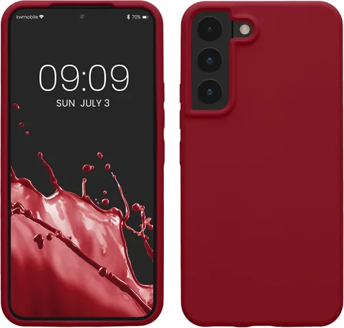 Vista 59 de kwmobile Funda compatible con Samsung Galaxy S9 - Funda de silicona TPU con acabado suave - Blue Reef