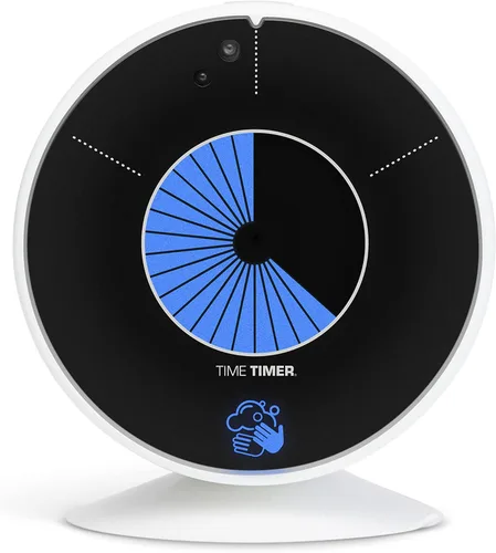 Vista 10 de Time Timer Lavar con dispensador de jabón: dispensador de jabón automático manos libres con pantalla de cuenta regresiva visual de 30 segundos