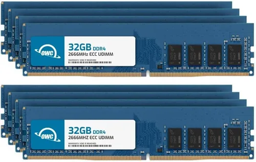 Vista 8 de OWC 8GB DDR4 2666MHz PC4-21300 CL19 1RX8 ECC Unbuffered UDIMM 1.2V 288-pin Workstation Server Memoria RAM