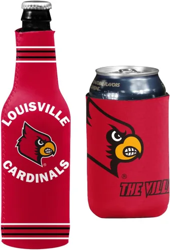Vista 51 de College Team Color Logo Can & Bottle Holder Insulator Beverage Cooler Set