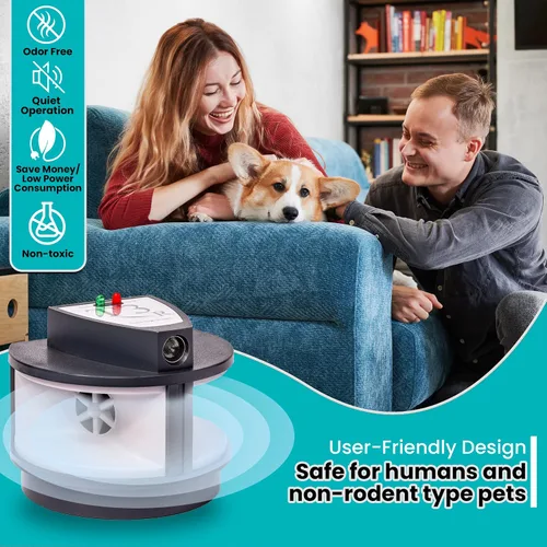 Vista 6 de Repelente de roedores T3-R de triple impacto para ratones, ratas y roedores