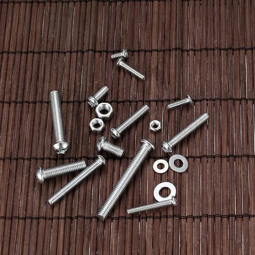 Vista 3 de Kit de surtido de 720 piezas de tuercas y pernos, juego de tornillos y tuercas de acero al carbono M3 M4 M5 y arandelas, juego de tornillos