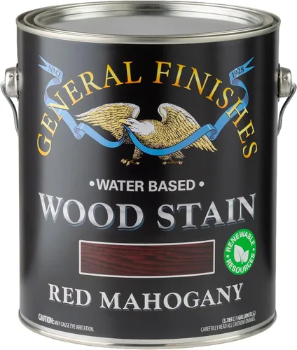 Vista 32 de General Finishes Tinte para madera a base de agua, 1 cuarto de galón, negro