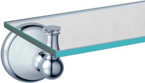 Vista 2 de Gatco 5287 Estantería de cristal franciscano, cromada