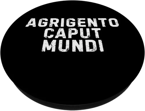 Vista 2 de Agrigento Caput Mundi Città Simpatica Uomo Donna Bambino PopSockets Adhesive PopGrip